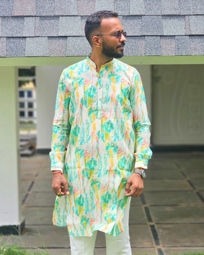 Tie Dyed Watercolor Kurta