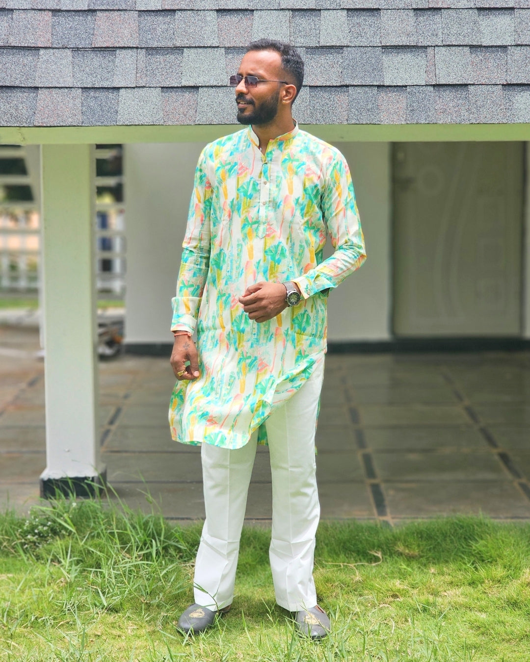 Tie Dyed Watercolor Kurta